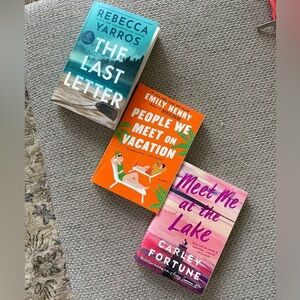 Book Bundle: People We Meet on Vacation, Meet Me At The Lake, The Last Letter